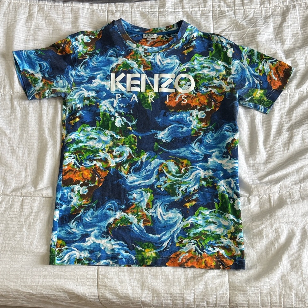 Kenzo Multicolor Abstract Top